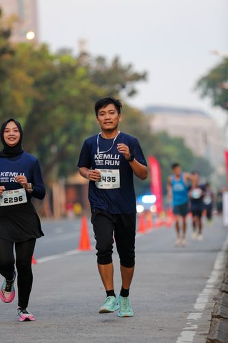 Race photo from KEMLU RUN 2025