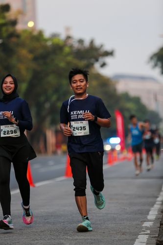Race photo from KEMLU RUN 2025
