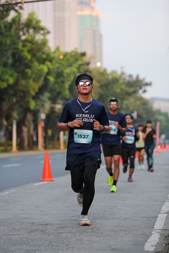 Race photo from KEMLU RUN 2025