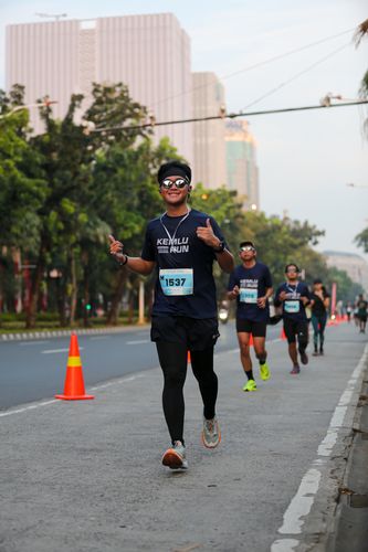 Race photo from KEMLU RUN 2025
