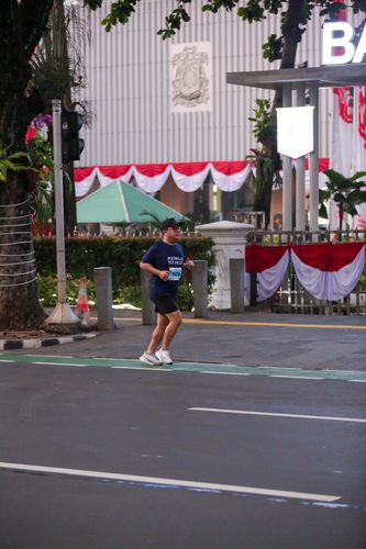 Race photo from KEMLU RUN 2025