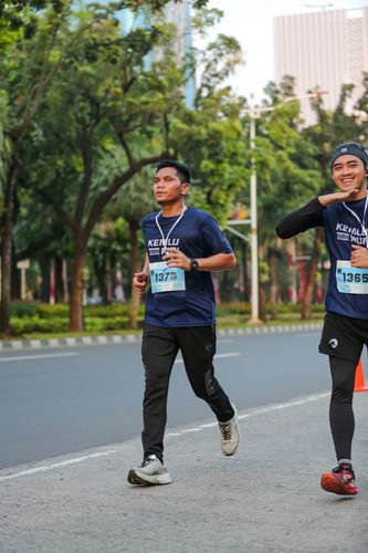 Race photo from KEMLU RUN 2025