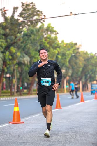 Race photo from KEMLU RUN 2025