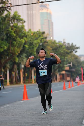 Race photo from KEMLU RUN 2025