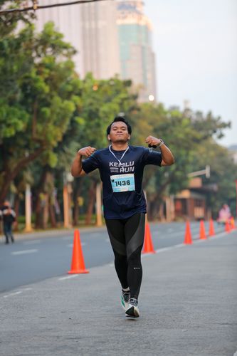 Race photo from KEMLU RUN 2025