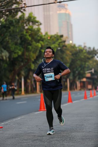 Race photo from KEMLU RUN 2025