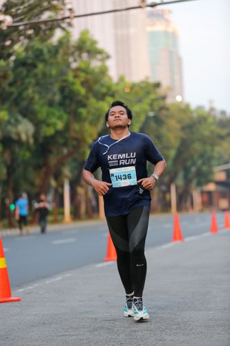 Race photo from KEMLU RUN 2025