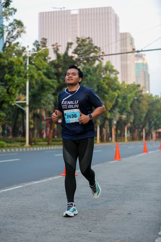 Race photo from KEMLU RUN 2025
