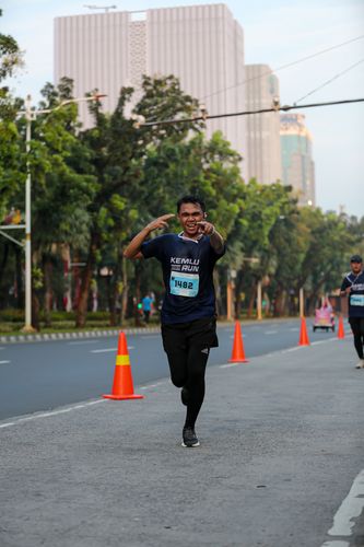 Race photo from KEMLU RUN 2025