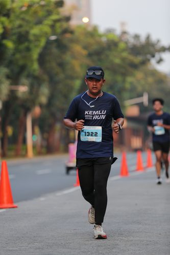 Race photo from KEMLU RUN 2025