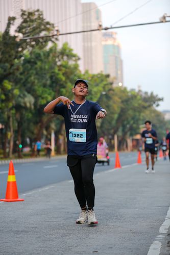 Race photo from KEMLU RUN 2025