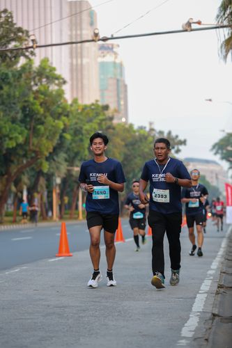 Race photo from KEMLU RUN 2025