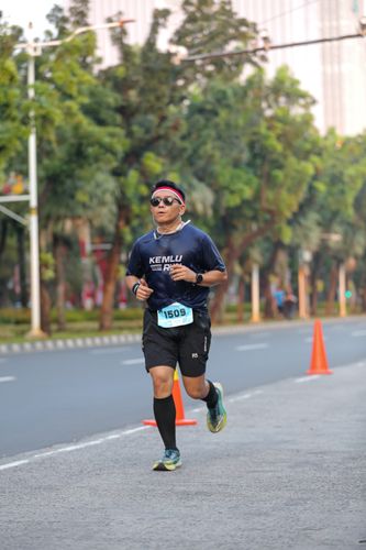 Race photo from KEMLU RUN 2025