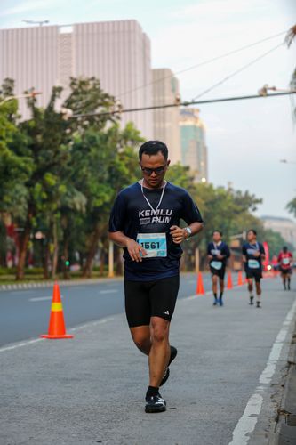 Race photo from KEMLU RUN 2025