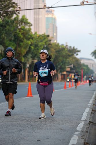 Race photo from KEMLU RUN 2025