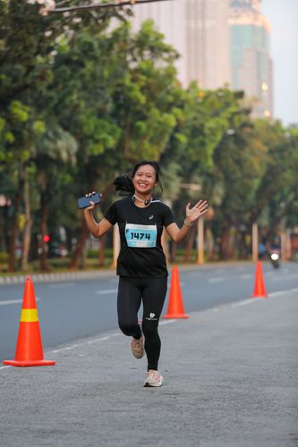 Race photo from KEMLU RUN 2025