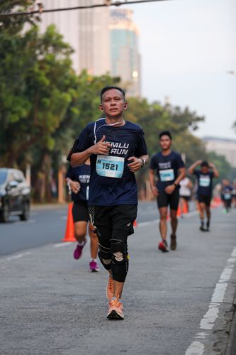 Race photo from KEMLU RUN 2025