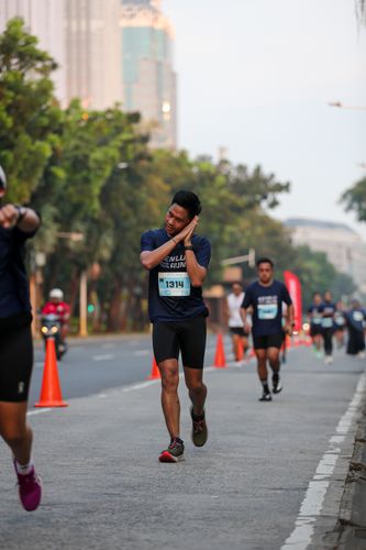 Race photo from KEMLU RUN 2025