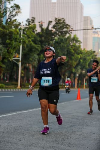 Race photo from KEMLU RUN 2025