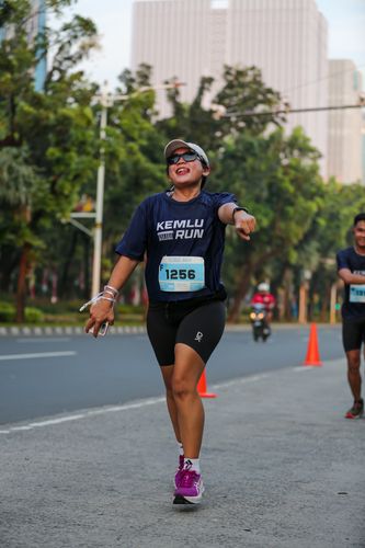 Race photo from KEMLU RUN 2025