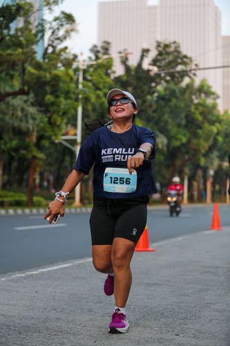 Race photo from KEMLU RUN 2025