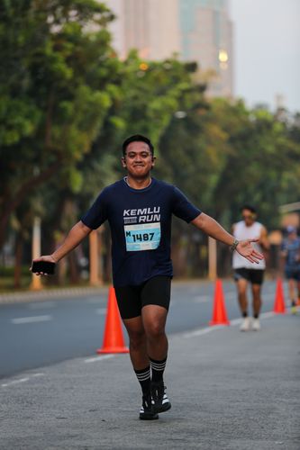 Race photo from KEMLU RUN 2025