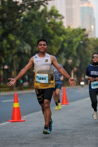 Race photo from KEMLU RUN 2025