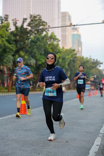 Race photo from KEMLU RUN 2025