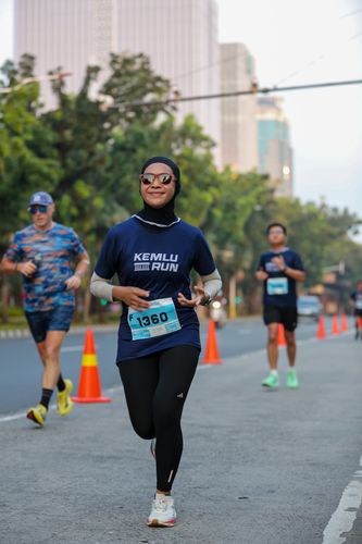 Race photo from KEMLU RUN 2025