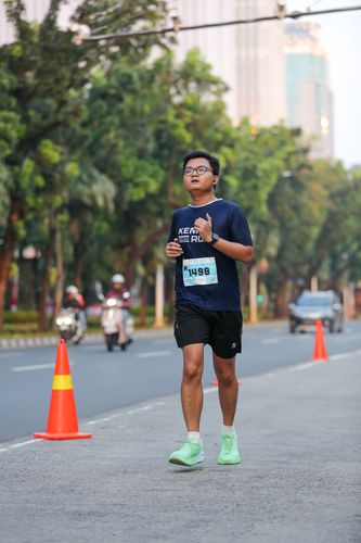 Race photo from KEMLU RUN 2025
