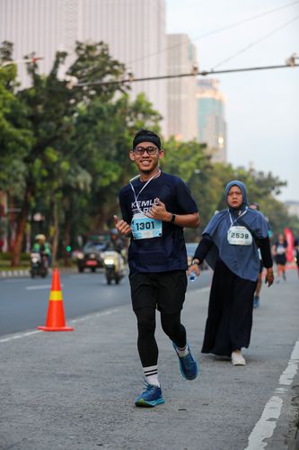 Race photo from KEMLU RUN 2025