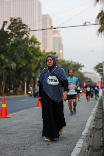 Race photo from KEMLU RUN 2025
