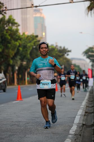 Race photo from KEMLU RUN 2025