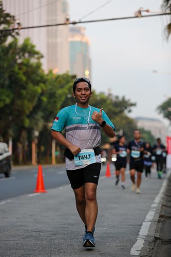 Race photo from KEMLU RUN 2025