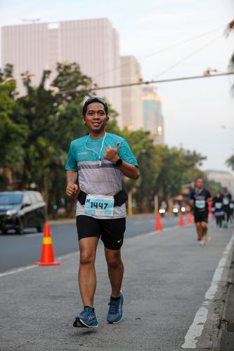 Race photo from KEMLU RUN 2025