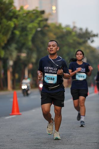 Race photo from KEMLU RUN 2025