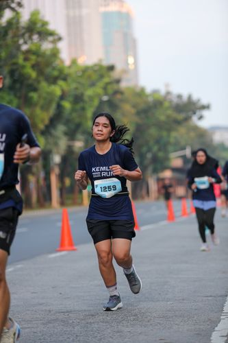 Race photo from KEMLU RUN 2025