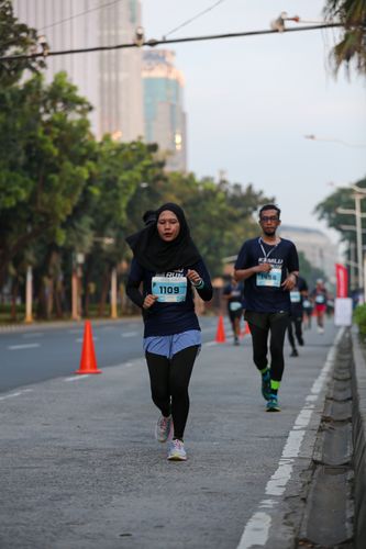 Race photo from KEMLU RUN 2025