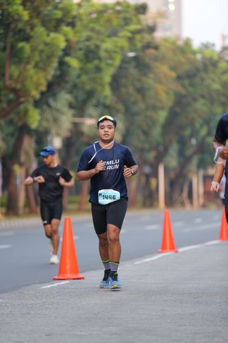 Race photo from KEMLU RUN 2025