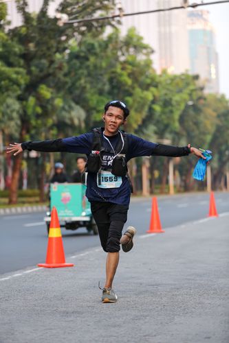 Race photo from KEMLU RUN 2025