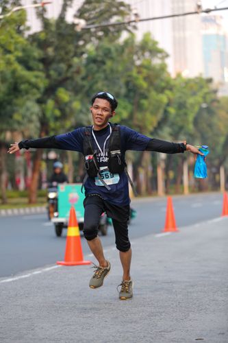 Race photo from KEMLU RUN 2025