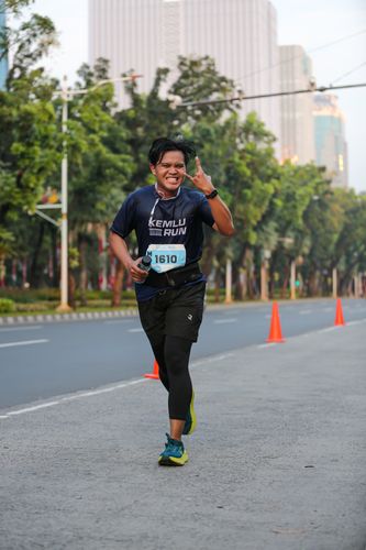 Race photo from KEMLU RUN 2025