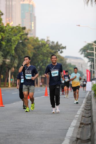 Race photo from KEMLU RUN 2025