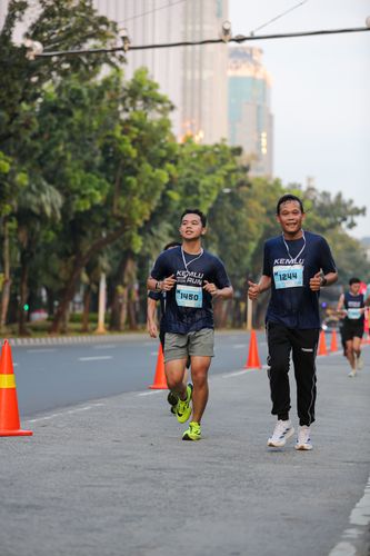 Race photo from KEMLU RUN 2025