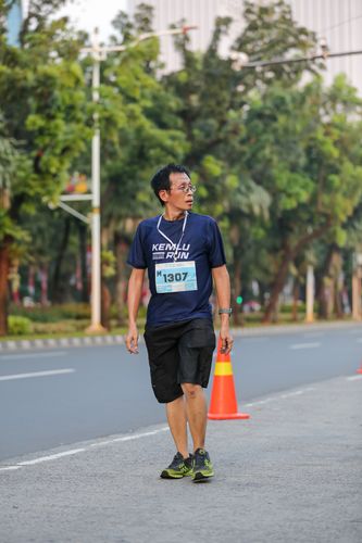 Race photo from KEMLU RUN 2025