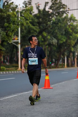 Race photo from KEMLU RUN 2025