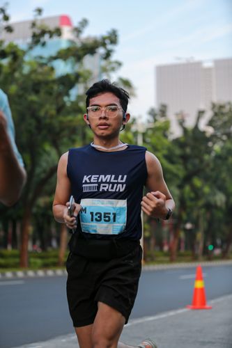 Race photo from KEMLU RUN 2025