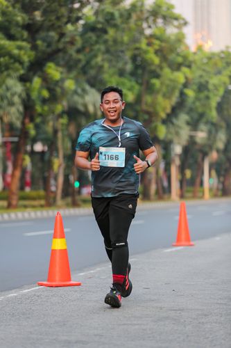 Race photo from KEMLU RUN 2025