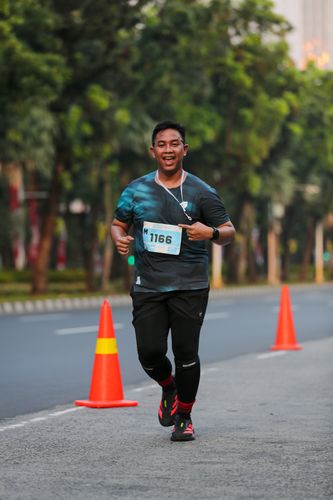 Race photo from KEMLU RUN 2025