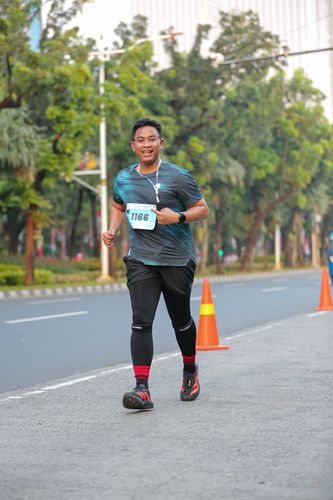 Race photo from KEMLU RUN 2025